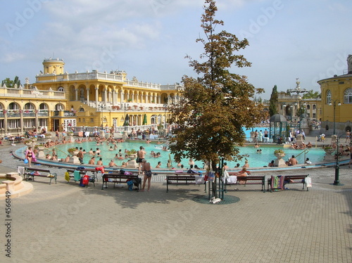 Canvas Print Széchenyi Heilbad in Budapest (Ungarn)