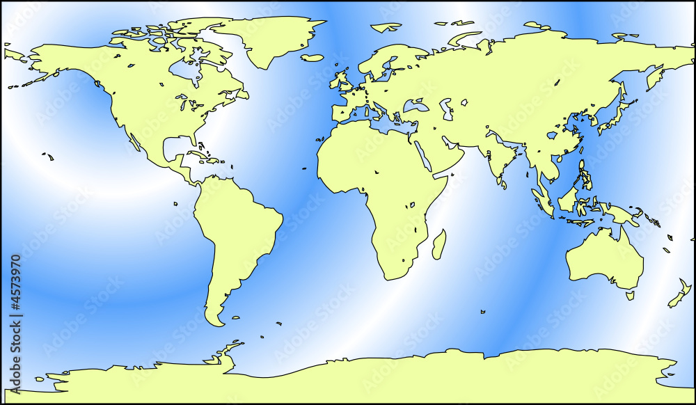 Obraz premium Map of the world (illustration)