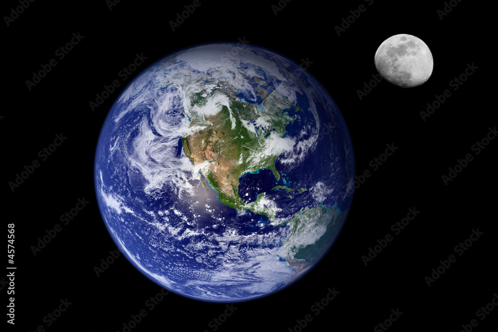 Earth and Moon