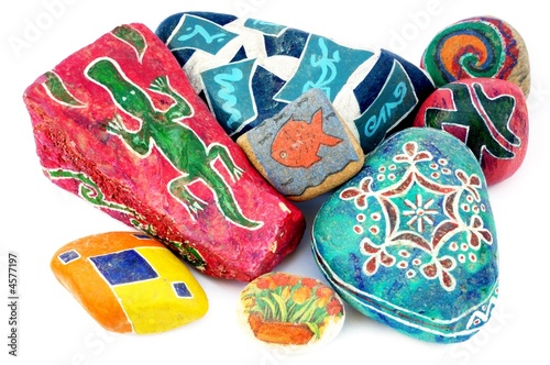 Painted stones