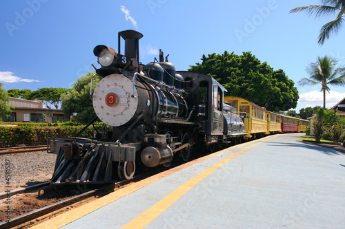 Old Steam train in Maui