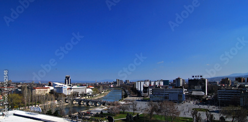 skpje ciry center view