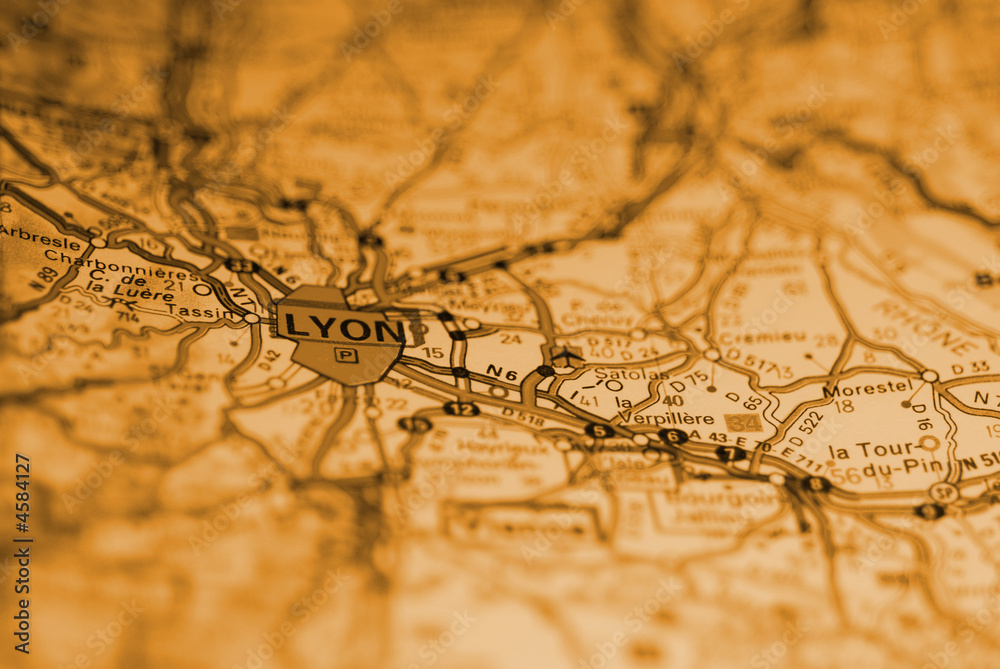 carte routiere lyon carte routiere lyon