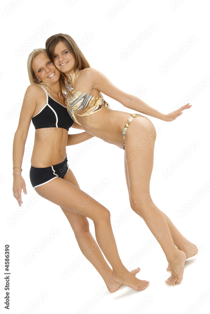 Two girls in bikini Two girls in bikini