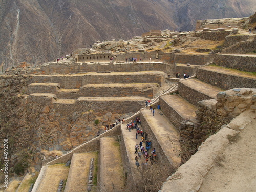 Inca Ruins at Ollantaytambo, Peru