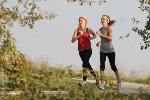 Sisters Jogging