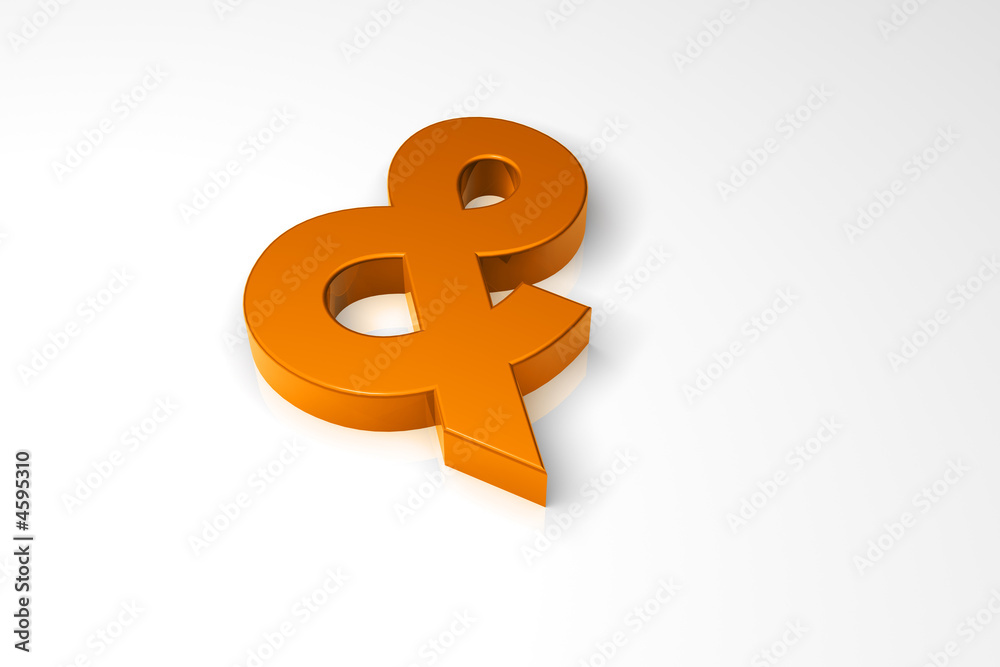 Obraz premium Und-Zeichen