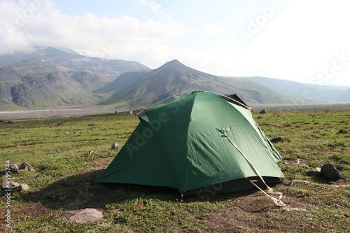 Tent in mountain © Galyna Andrushko