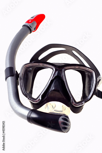 Snorkel and diving mask