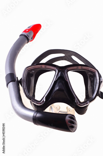 Snorkel and diving mask