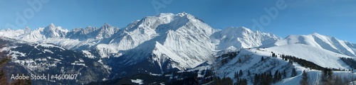 Massif du Mont Blanc et Mont Joly