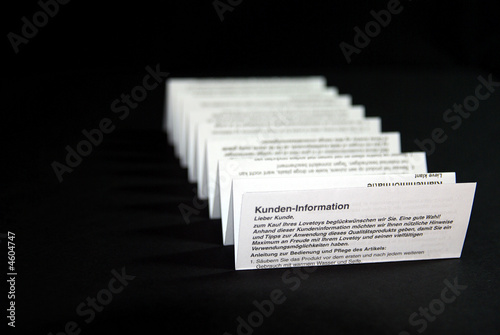 Customer information