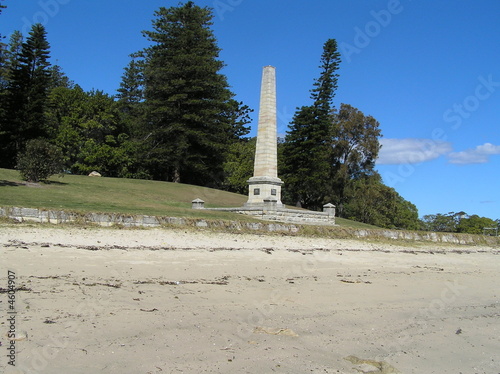 Monument on Australian Beach photo