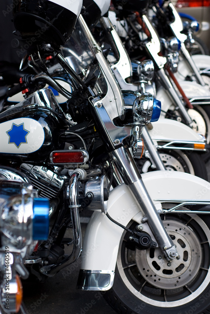 Police motorcycles