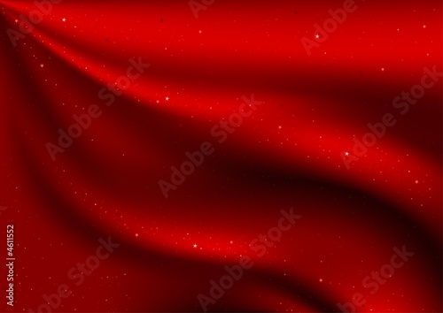 Red Velvet and Stars - christmas background