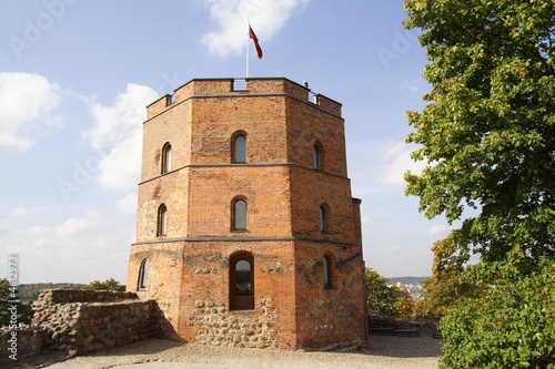 Gediminas Castle in Vilnius, Lithuania