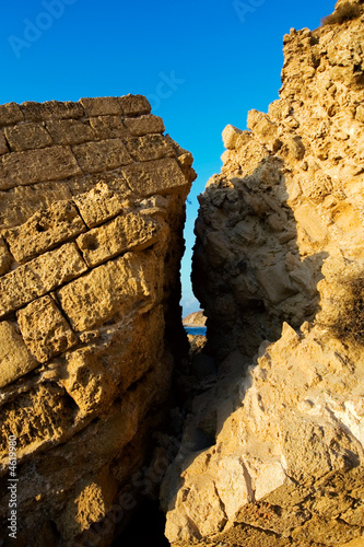 Mediterranean sea,stones