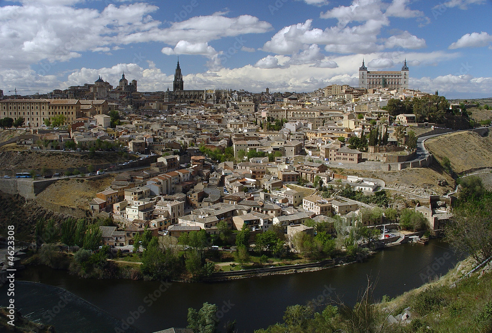 Vista de Toledo en Primavera