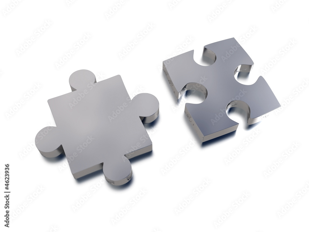 Fototapeta premium puzzle elements