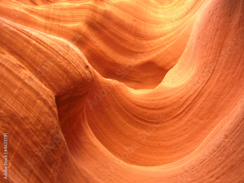 waive of the sandrock in the slot canyon
