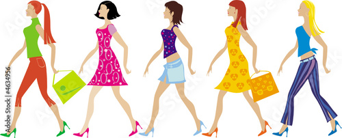 Group of young ladies
