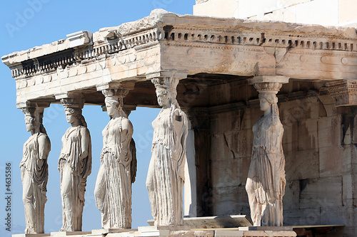 porch of the caryatide, in athens 2
