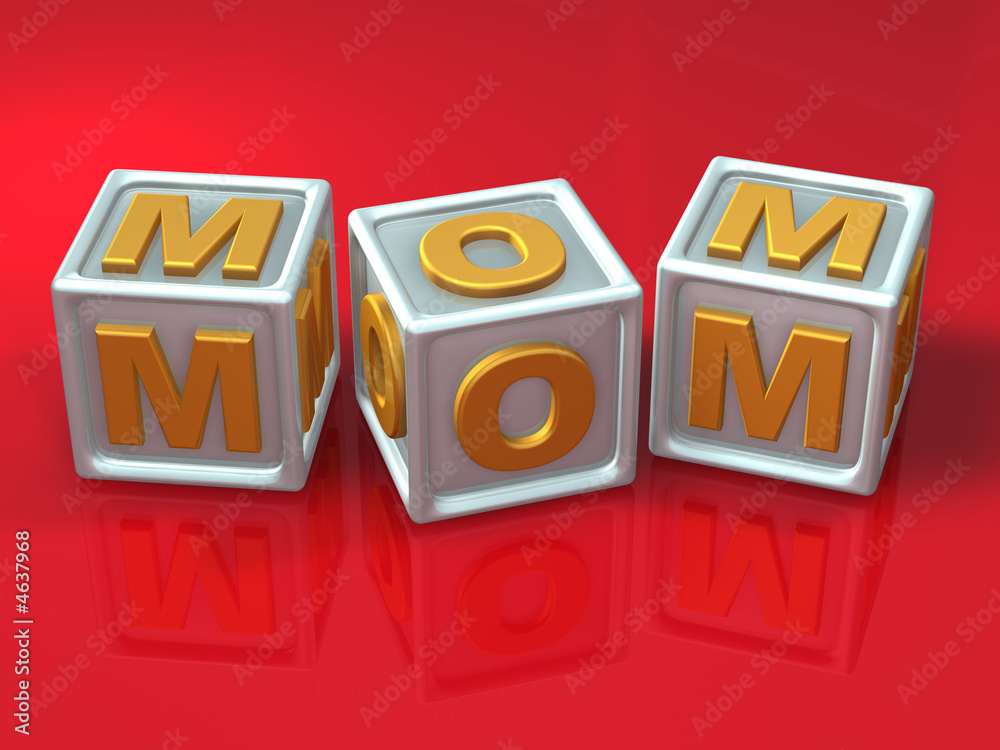 block letters - 3d concept illustration block letters - 3d concept illustration