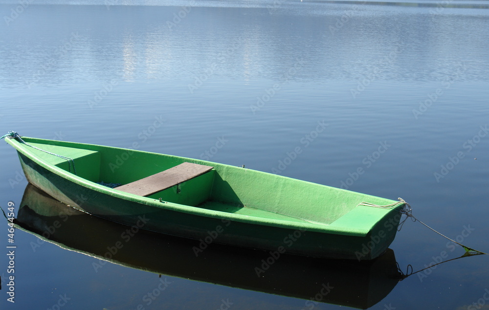 grünes boot