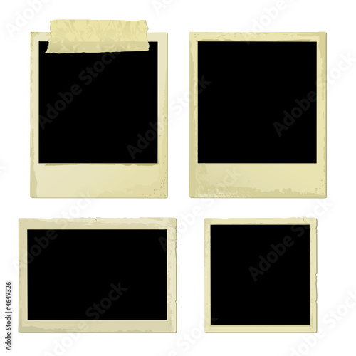 Old Photo Frames (vector or XXL jpeg image)