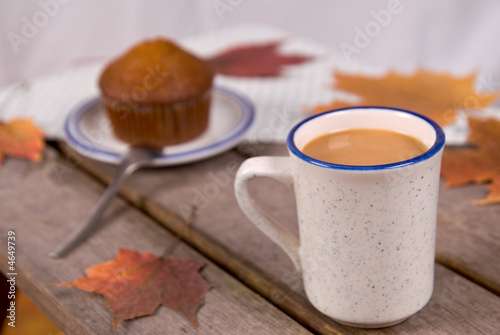 Cup of Coffee and muffin