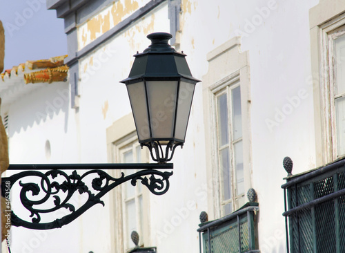 Portugal, Algarve, faro: Typical lamppost