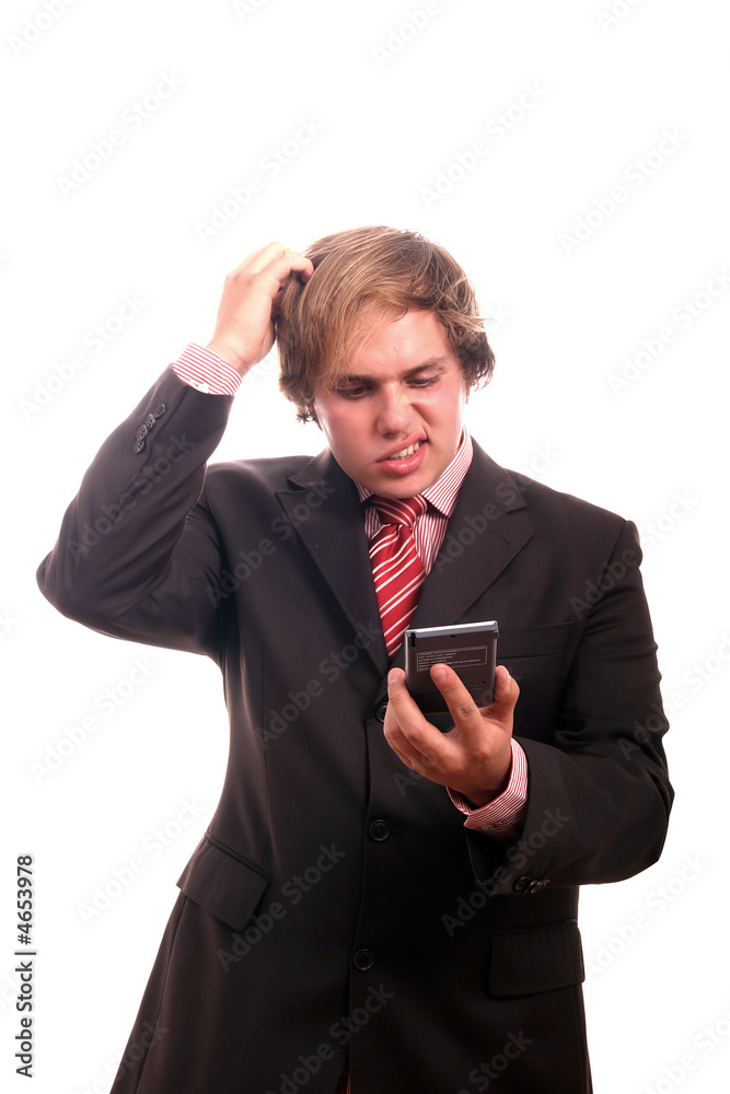 worried businessman worried businessman
