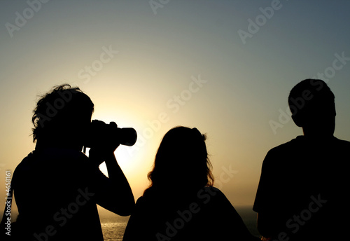 People in Silhouette