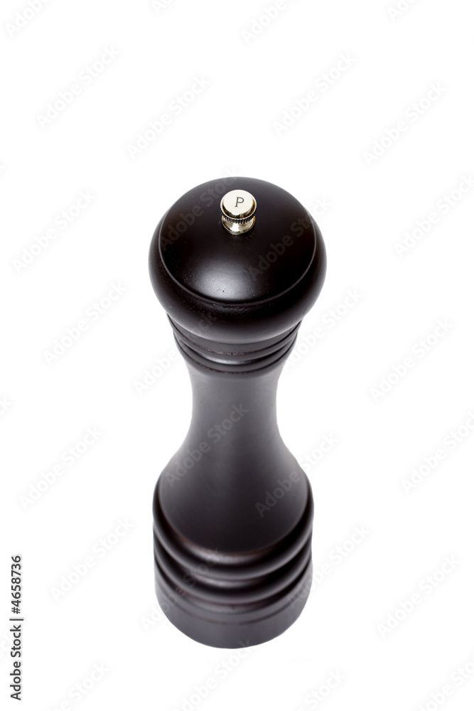 Dark brown peppermill Dark brown peppermill
