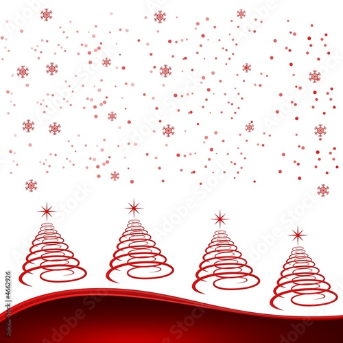 christmas background red-white