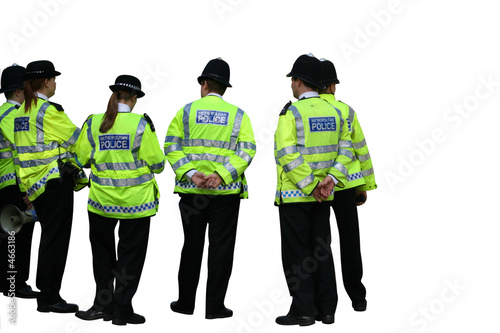 Group of UK police officers