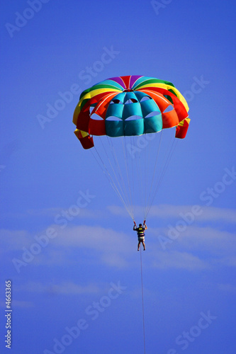 Fototapeta Naklejka Na Ścianę i Meble -  rainbow paragliding