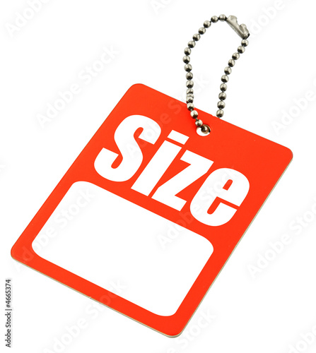blank Size Tag