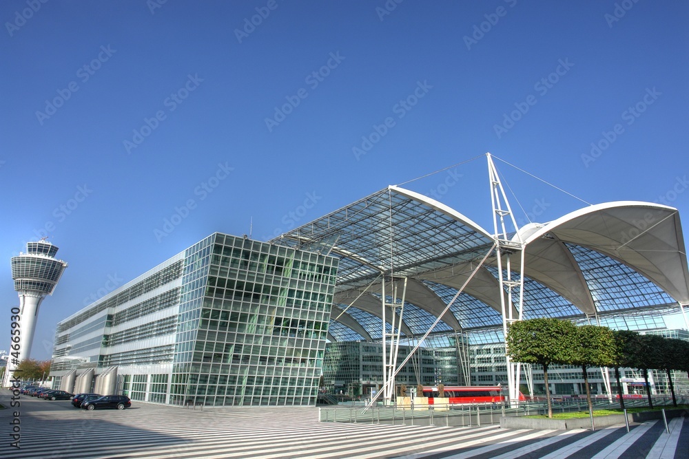 Obraz premium Lotnisko w Monachium