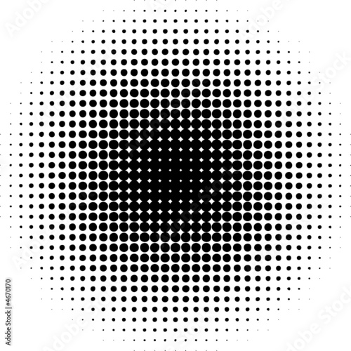 Halftone circle.