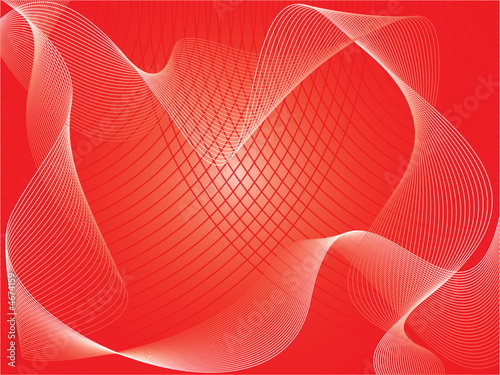 Red abstract. [Vector]