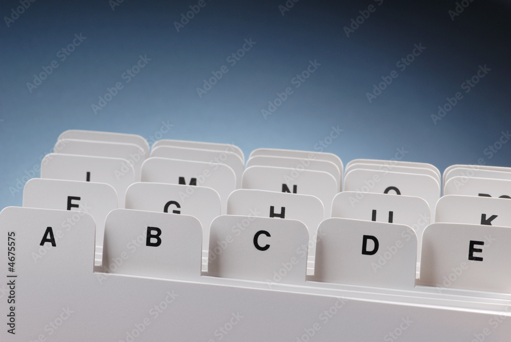 Fototapeta premium Kartei