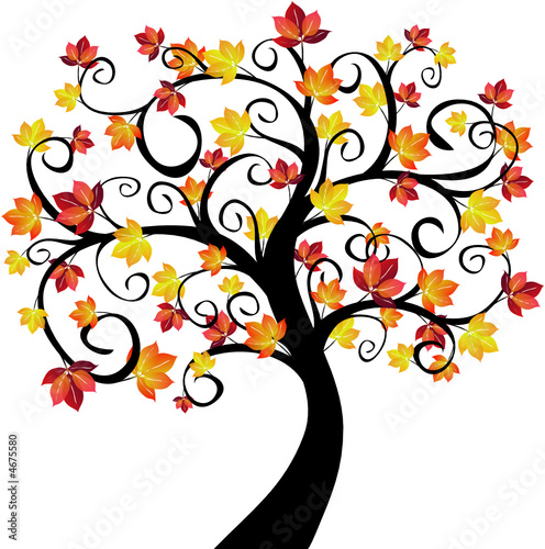 arbre à l'automne - illustration