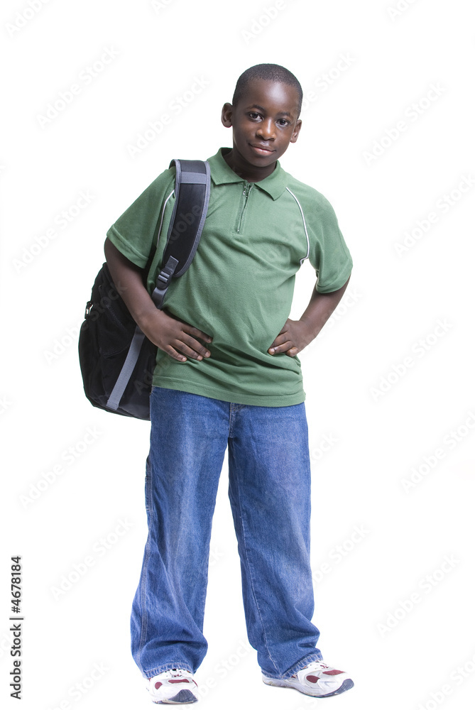 Naklejka premium Young Male Student