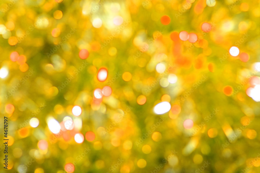 Obraz premium Golden glow light blur