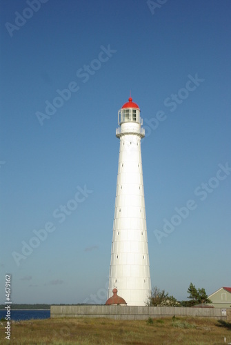 White lighthouse in Hiiumaa
