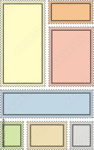 Stamp Frames Many Proportion
