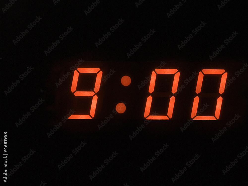 nine o clock nine o clock