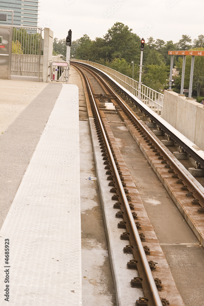 Commuter Train Tracks