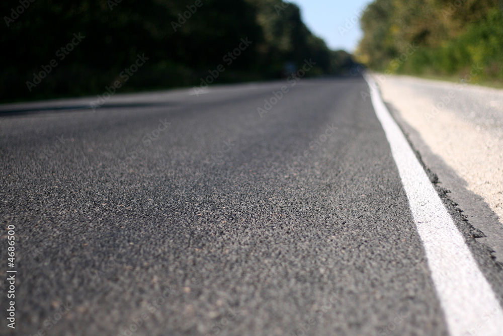Highway, low depth of field Highway, low depth of field